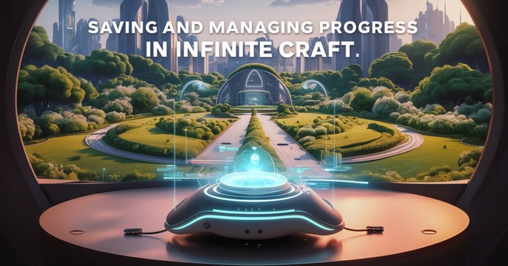 Saving and Managing Progress in Infinite Craft