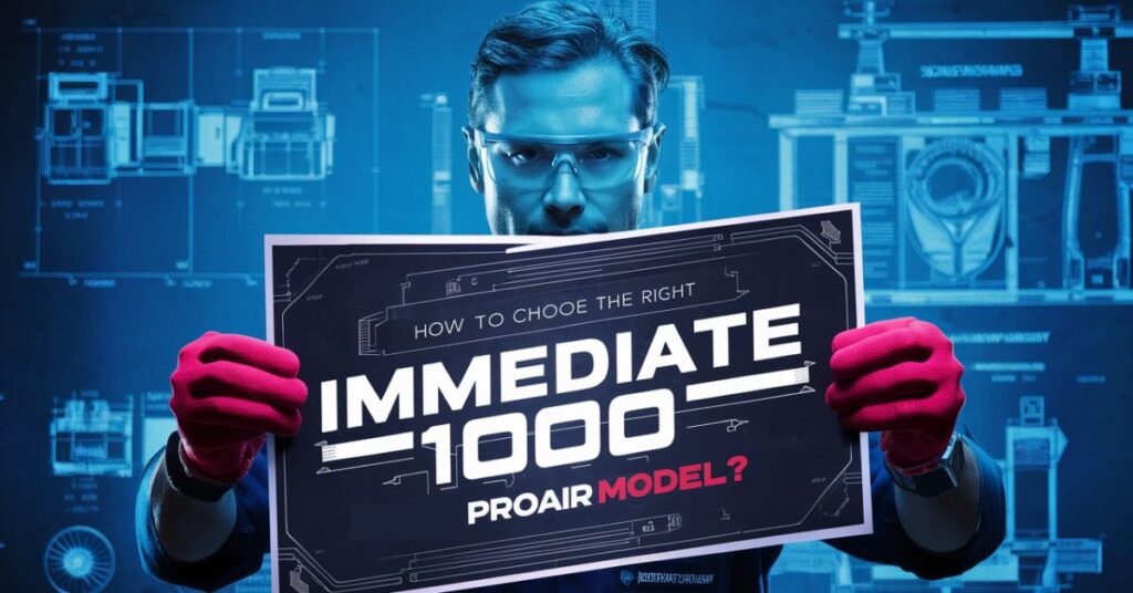 How to Choose the Right Immediate 1000 ProAir Model?