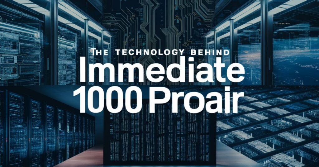 The Technology Behind Immediate 1000 ProAir