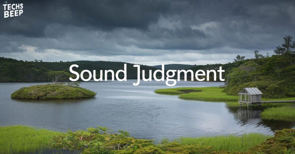 Sound judgment