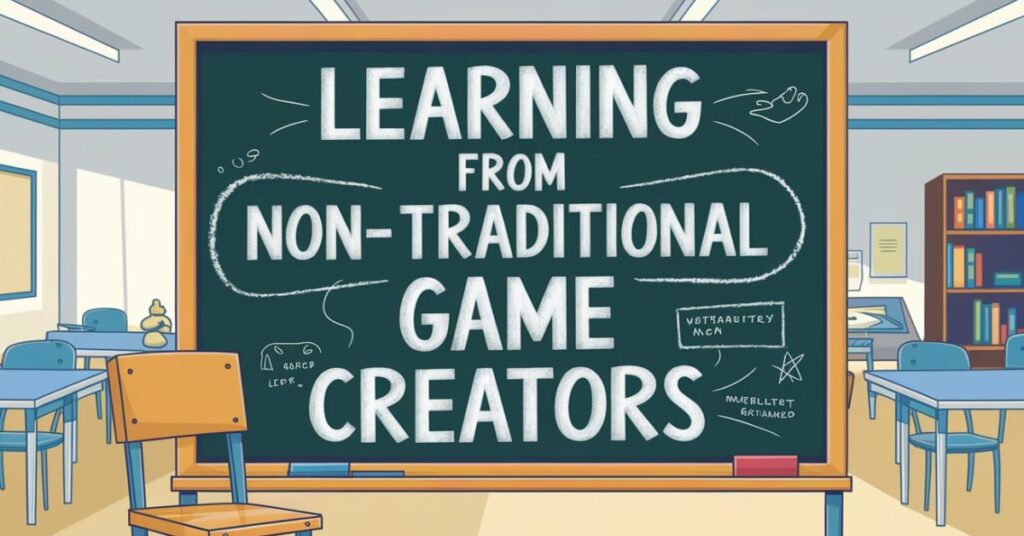 Learning from Non-Traditional Game Creators