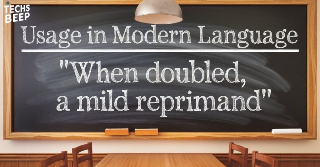 Usage in Modern Language